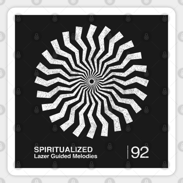 Spiritualized / Minimalist Graphic Artwork Design Magnet by saudade